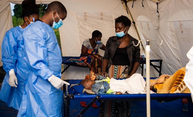 Cholera patient in Malawi, Feb.22, 2023.