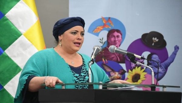 Presidency Minister Maria-Nela Prada, Bolivia, Jan. 23, 2023.
