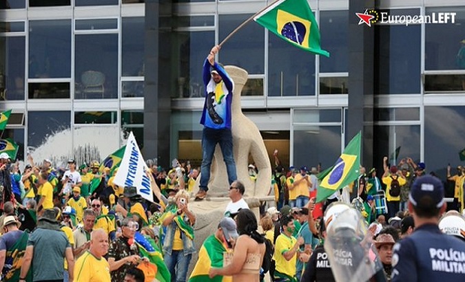 On January 8, supporters of former president Jair Bolsonaro invaded the three branches of government in Brasilia. Feb. 28, 2023.