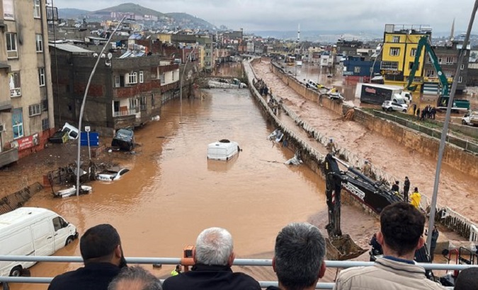 Flood in a Turkish province, March 16, 2023.