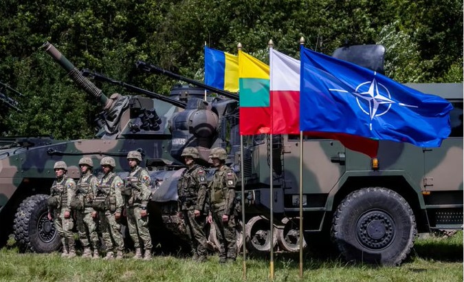 NATO soldiers.