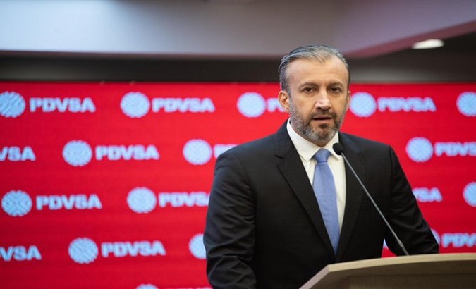 Tareck El Aissami said he supports the Venezuelan government's investigations into alleged corruption involving the oil sector, the Judiciary and local authorities. Mar. 20, 2023.