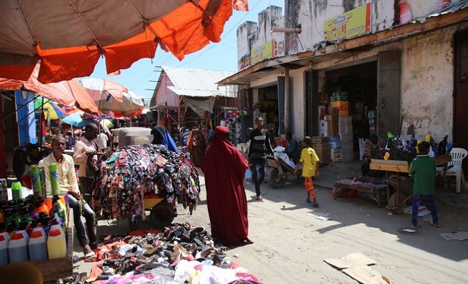 A street market in Somalia, 2023.