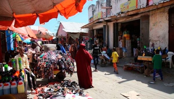 A street market in Somalia, 2023.