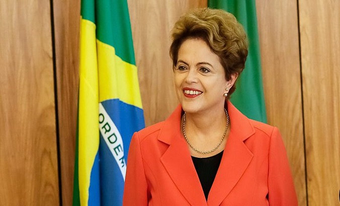 Former Brazilian President Dilma Rousseff (2011-2016). Mar. 24, 2023.