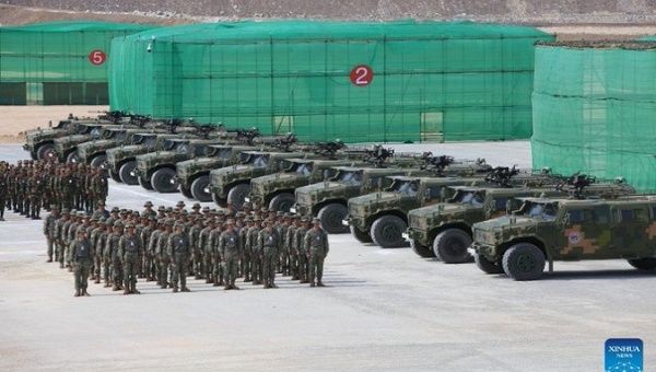 China and Cambodia military exercise. Apr. 6, 2023. 