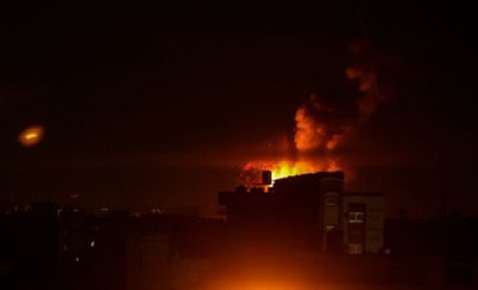 Israeli aircraft attacks on the Gaza Strip. Apr. 6, 2023.