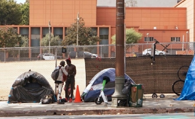 Homeless people. Apr. 14, 2023.