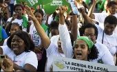 Dominican women demand the decriminalization of abortion. 