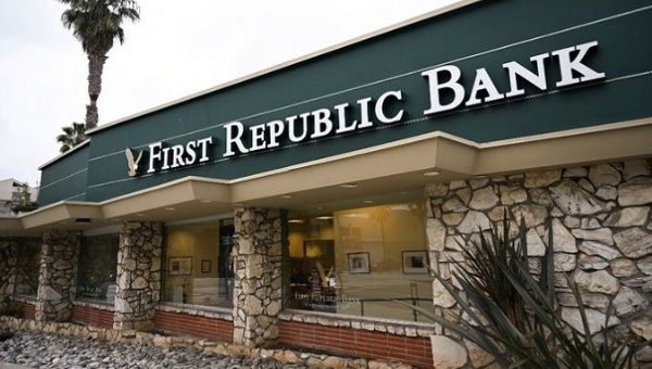 A branch of First Republic Bank in the U.S., 2023.