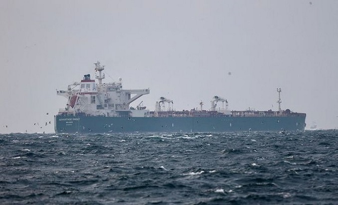 U.S's Oil Tanker in Gulf. Apr. 28, 2023.