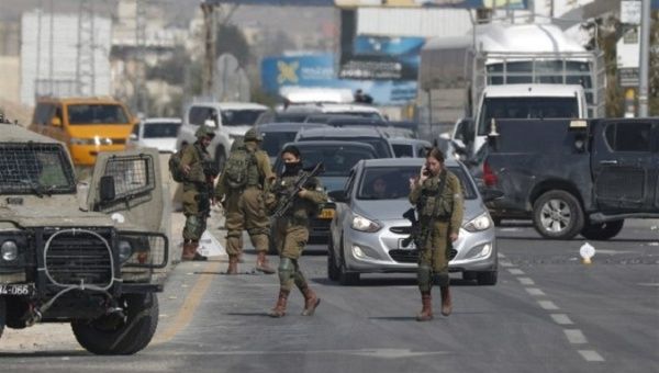 Israeli occupation forces in Jenin, April 28, 2023.