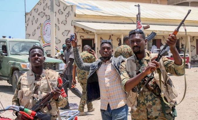 Members of the Rapid Support Forces in Karthoum, Sudan, May 4, 2023.