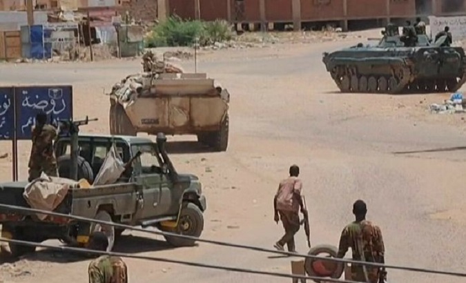 Combats in Khartoum City, SUdan, May, 2023.