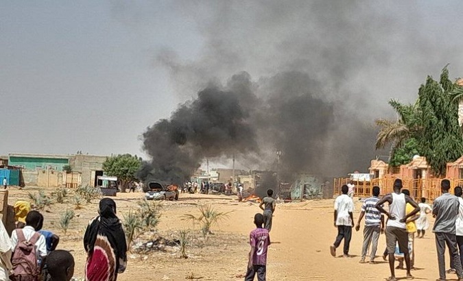 Tribal clashes in Kosti, Sudan, May 8, 2023.