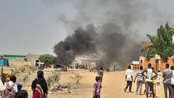 Tribal clashes in Kosti, Sudan, May 8, 2023. 