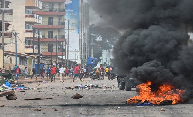 Protests in Guinea. May. 12, 2023.