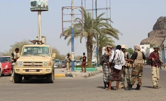 Armed men in an urban area, Yemen, May, 2023.