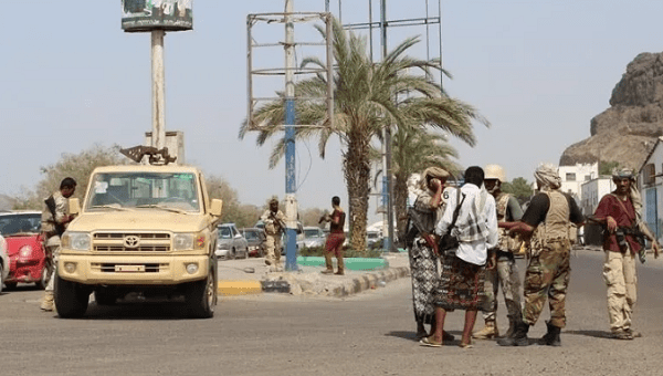 Armed men in an urban area, Yemen, May, 2023.
