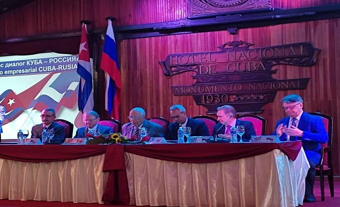 The Cuba-Russia Business Economic Forum meets at the National Hotel, in Havana. May. 17, 2023.