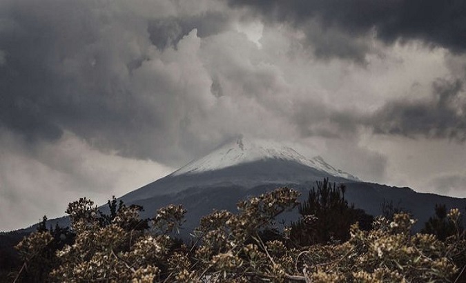 Popocatépetl volcano. May. 22, 2023.