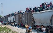 Migrants trying to reach the U.S. border, May, 2023