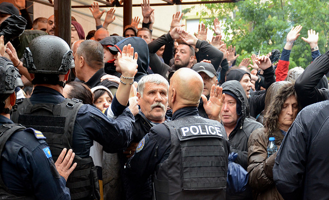 The move was taken in response to violent tactics by Kosovar Police against Serb citizens. May. 26, 2023.