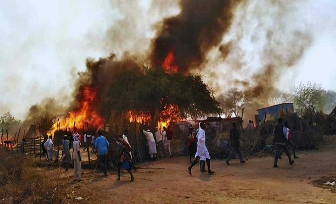 Tribal violence in West Dafur, Sudan, June 16, 2023.