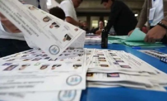Guatemalan ballot papers.