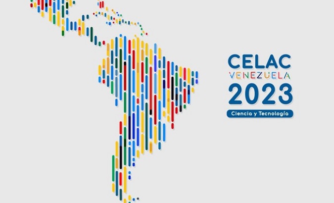 Logo of the 2023 CELAC Science & Technology Meeting in Venezuela.
