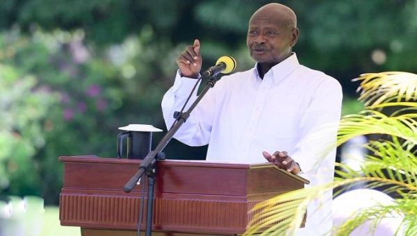President of Uganda Yoweri museveni. Jul. 3, 2023.