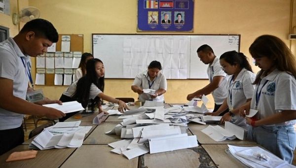 Cambodia's election ballots. Jul. 26, 2023. 