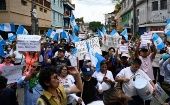 Guatemalans demand that the results of the presidential elections be respected, July 25, 2023.