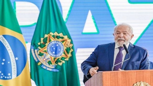 Brazilian President Luiz Inácio Lula da Silva. Aug. 4, 2023. 