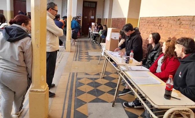 Argentines vote in the primary elections, Aug. 13, 2023.