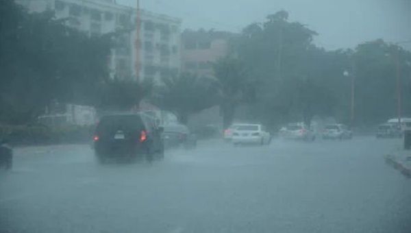 It is expected at least 25 centimeters of rain in both Dominican and Haiti. Aug. 22, 2023. 