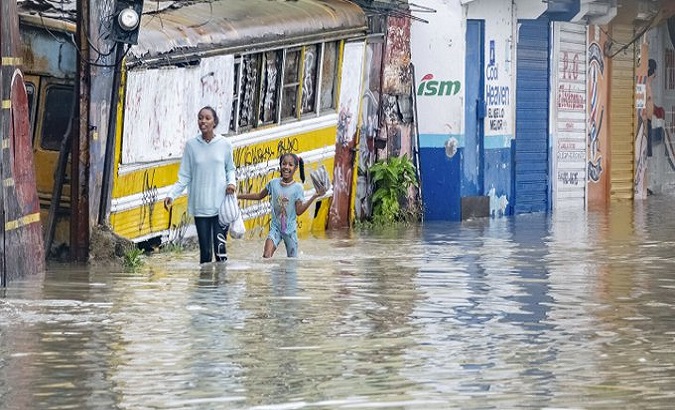 Flooding un Dominican Republic. Aug. 25, 2023.