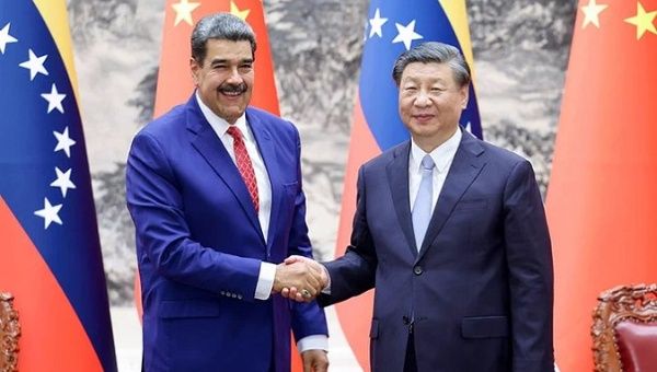 Venezuelan President Nicolas Maduro (L) & Chinese President Xi Jinping (R), Sept. 13, 2023.