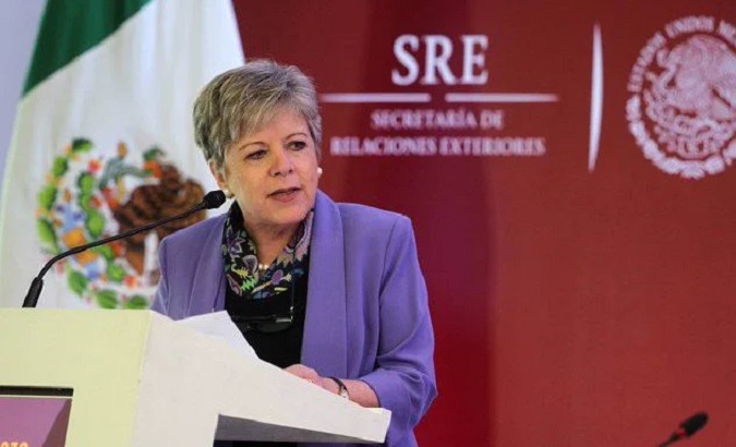 Mexican Foreign Affairs Minister Alicia Barcena, 2023.