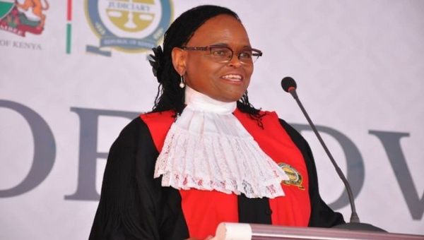 Strong enforcement of laws and the adoption of new strategies are crucial in combating the fast-evolving transnational organized crimes, said Chief Justice Martha Koome. Oct. 4, 2023. 