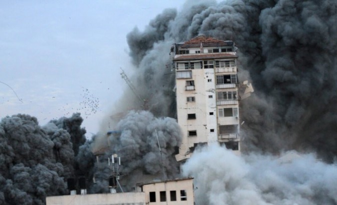 Israeli bombing of Gaza, Oct. 2023.