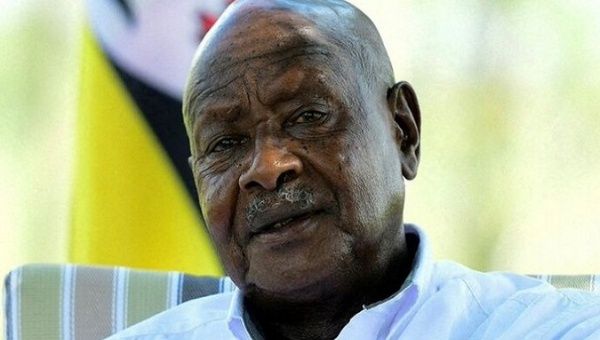 Ugandan President Yoweri Museveni. Oct. 16, 2023. 