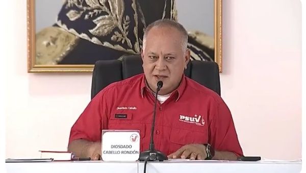 First vice-president of the United Socialist Party of Venezuela (PSUV), Diosdado Cabello. Oct, 23, 2023. 