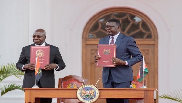 CS Davis Chirchir signed an Oil and Gas Cooperation MOU between Kenya and Angola. Oct. 23, 2023. 