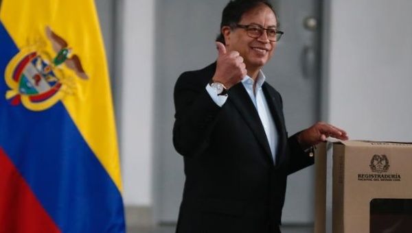 President Gustavo Petro in Bogota, Colombia, Oct. 29, 2023.