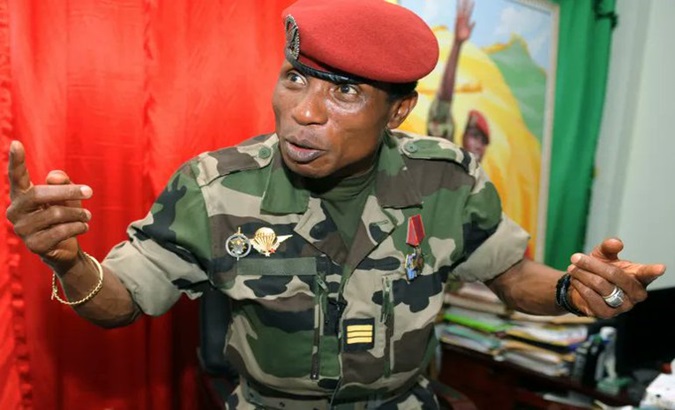 Moussa Dadis Camara was president of the Guinean military government. Nov. 4, 2023.