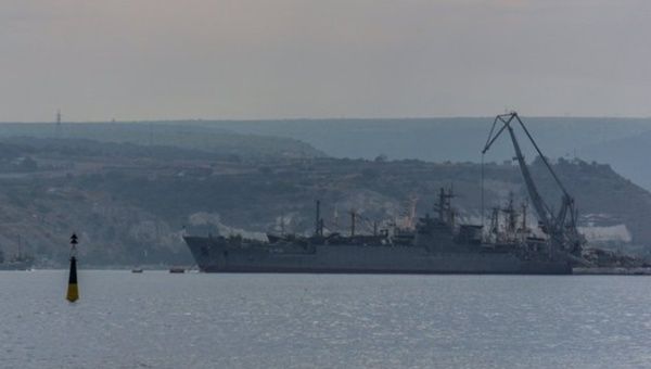 View of Sevastopol Bay, Crimea.