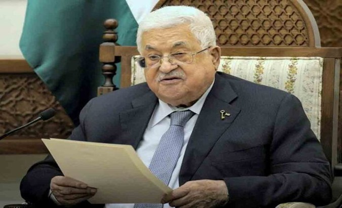 Israel's aggression demonstrates its blatant disregard for international humanitarian law, Palestinian President Mahmoud Abbas said. Nov. 10, 2023.