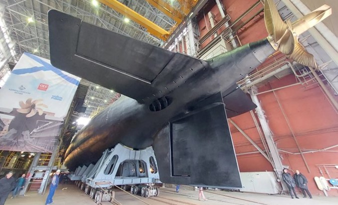 Diesel-electric submarine Mozhaysk, 2023.