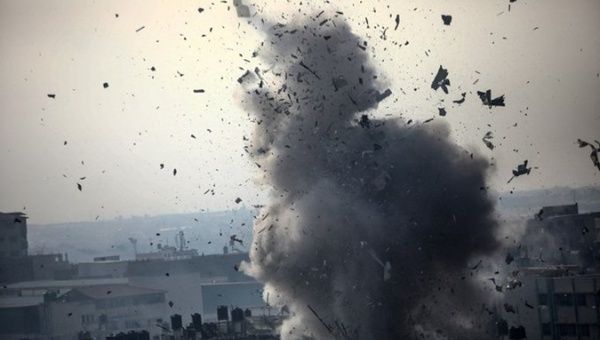 Israeli bombing in Rafah, Dec. 3, 2023.